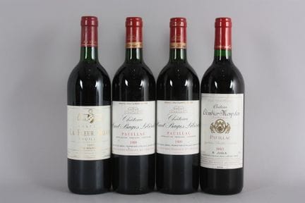 2 B CHÂTEAU HAUT-BAGES LIBERAL (T.L.B+; Etiketten 