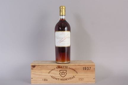 1 B CHÂTEAU GILETTE "CREME DE TÊTE" (Original wood