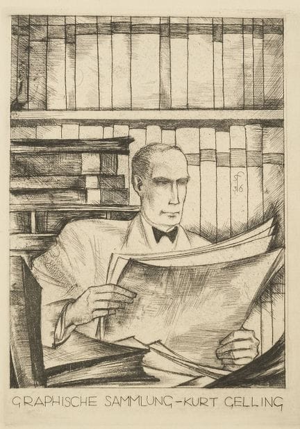 Ex-libris, collection. – 55 ex-libris, pour la plu