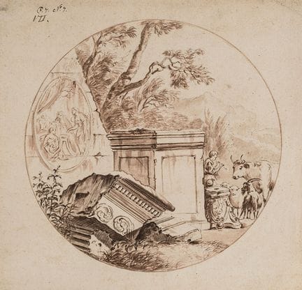 Moucheron, Isaac de (1667-1744), ou aux alentours.