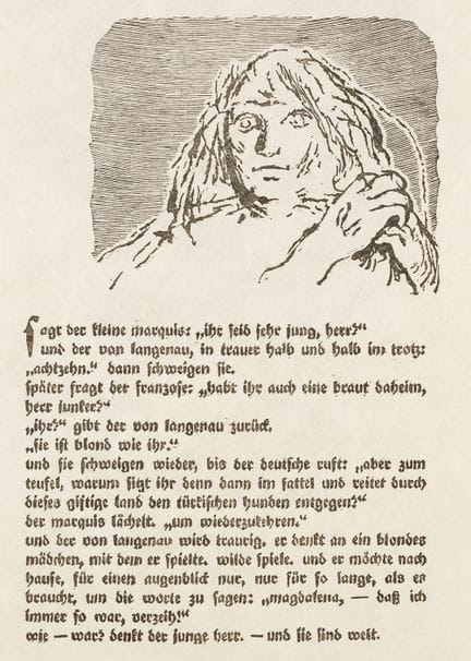 Rilke, Rainer Maria (1875-1926). La Chanson de l'a