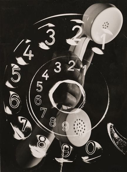 Ditmar Albert 1926-2013 
Téléphone 1 à 0, montage,