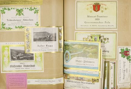 Gebrauchsgraphik. – Flaschenetiketten, über 1500 o