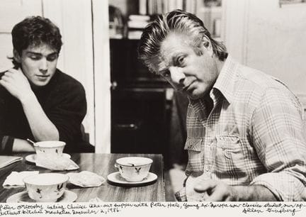 Allen Ginsberg 1926-1997 
Peter Orlovsky, 4 photog