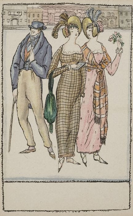 Wiener Werkstätte. – Fritzi Löw. Mode Biedermeier.