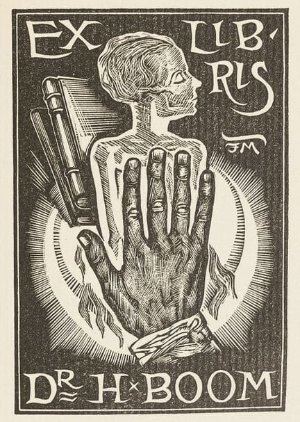 Exlibris. – D.G. Veth. Modern Dutch Woodcut Exlibr