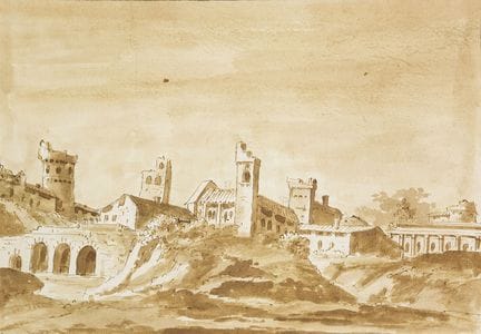 Ulft, Jacob van der (1627-1689). Panorama d'une vi