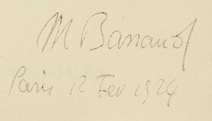 Barraud, Maurice. *Obliques*. Geneva, 1921. Specia