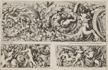 Le Pautre, Jean (1618-1682). Frises et diferants O