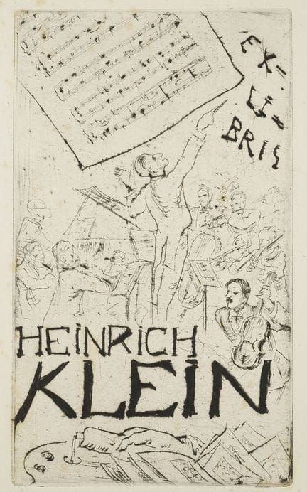 Ex-libris ex musicis. Collection de 20 ex-libris d
