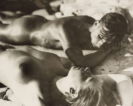 Edmund Kesting 1892-1970 
Nu sur la plage, 1932, t