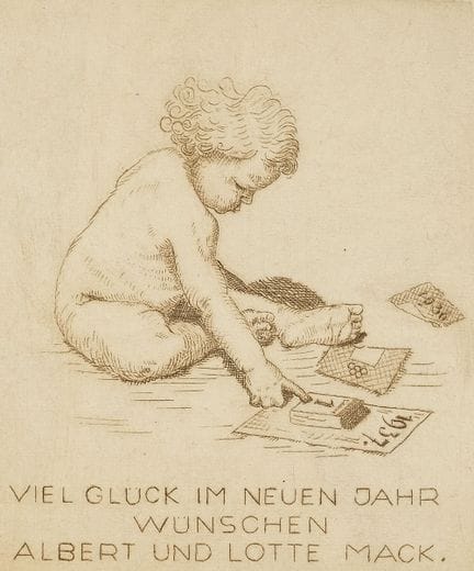 Mack, Albert (vers 1900-1975). 60 feuilles de grap