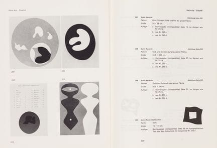 Arp. – F.W. Arntz. Hans (Jean) Arp. (Catalog Raiso