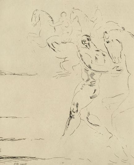 Scharff, Edwin (1887-1955). Le dompteur de chevaux