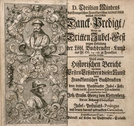 Gutenberg. – Chr. Münden. Sermon of Thanksgiving, 
