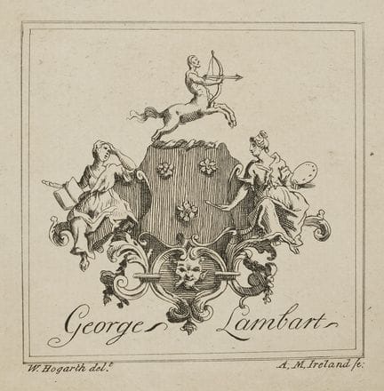 Ex-libris. – William Hogarth (inv.) et Anna Maria 