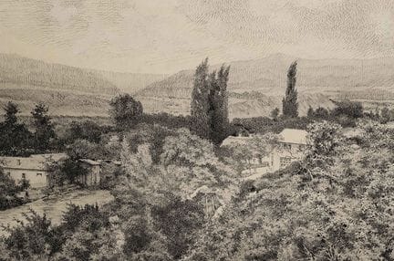 Arndt, Leo (1857-1945). Paysage montagneux avec de