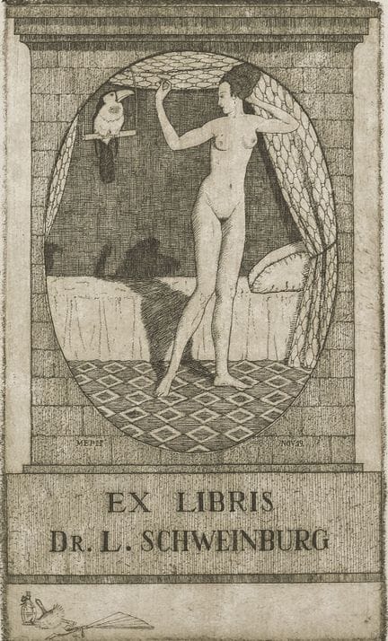 Exlibris eroticis. 35 ex-libris, pour la plupart d
