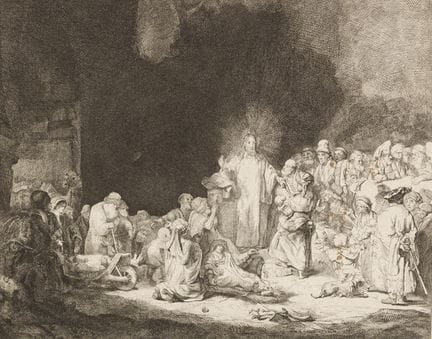 Rembrandt, Harmensz, van Rijn (1606-1669). Le Chri