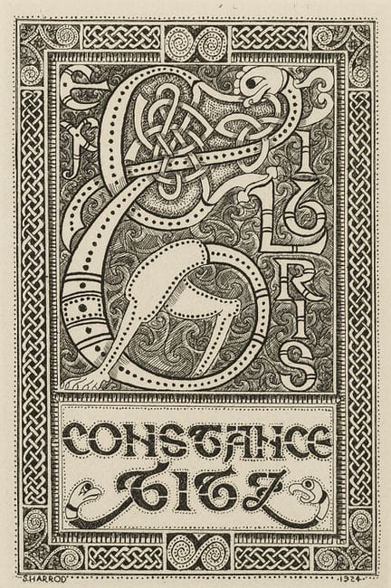 Bookplates. – Set of 4 titles in their original bi