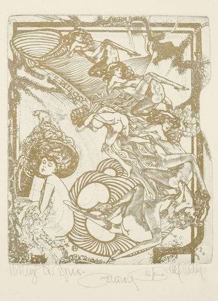 Ex-libris. – Hlavatý / von Bayros. – Pavel Hlavatý