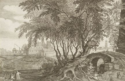 Sadeler, Marcus (1614 – vers 1660). Paysage fluvia