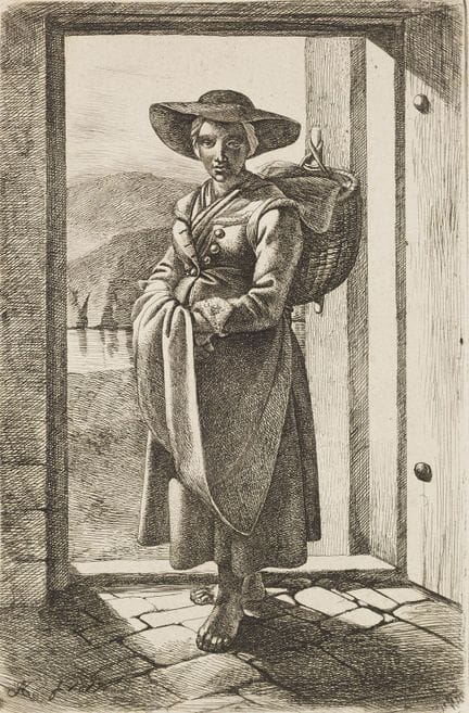 Klein, Johann Adam (1792-1875). 2 Bll. Radierungen