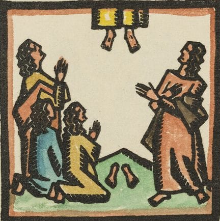 Penther, Sylvia (1891–1984). 12 hand-printed woodc