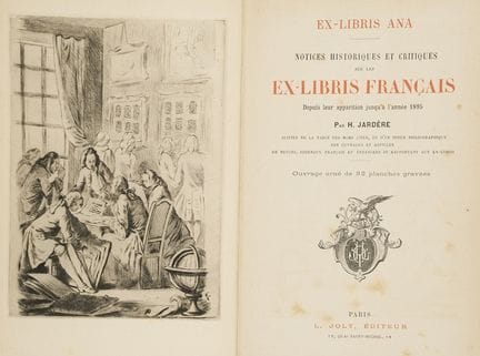 Ex-libris, Literature. – H. Jardère. *Ex-Libris An