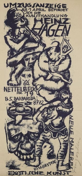 Fingesten, Michel (1884-1943). Kunsthandlung Heinz