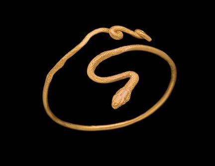 BRACCIALE CON SERPENTE IN ORO

Arte egizia, fine d