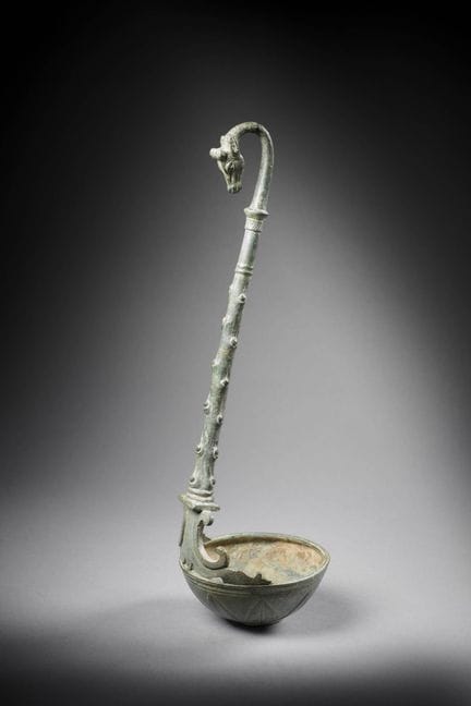 MESTOLO «SIMPULUM» IN BRONZO

Arte romana, II seco