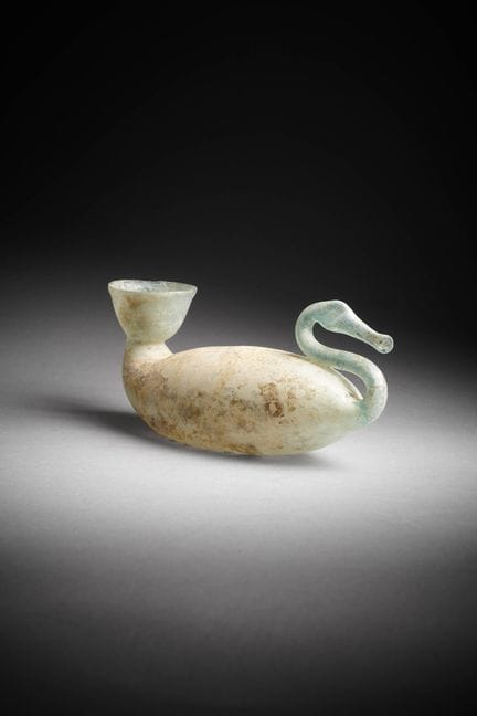 ASKOS IN VETRO A FORMA DI CIGNO

Arte romana, I-II