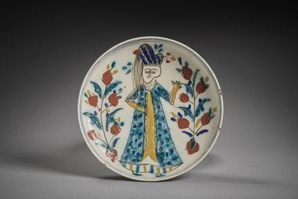 COPPA CON FIGURA

Kütahya, Turchia ottomana, secon