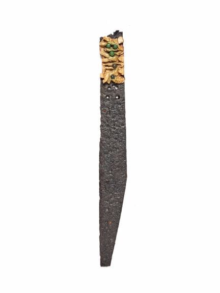 COUTEAU EN BRONZE ET OS

Art romain, Ier-IIe siècl
