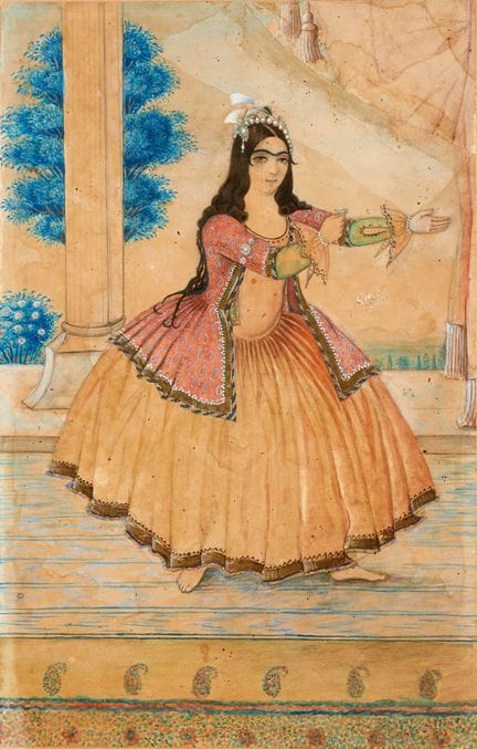 RITRATTO DI DONNA

Iran qajar, fine XIX-inizio XX 