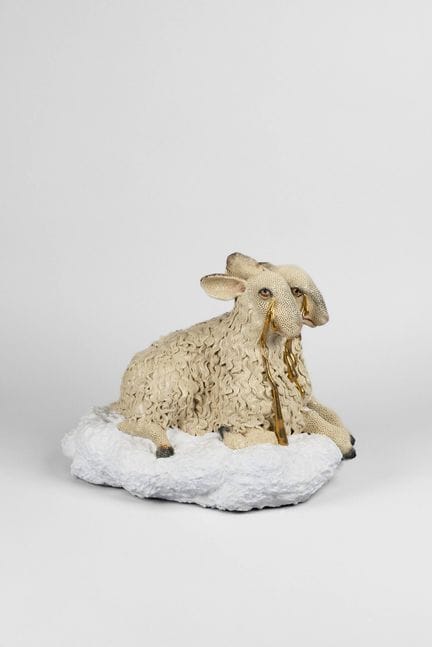 卡罗琳·斯密特

《双头羔羊》——2010

釉面石质陶器

33 × 47 × 40 厘米



