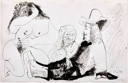 Pablo PICASSO

Nu, homme assis et buste de vieille