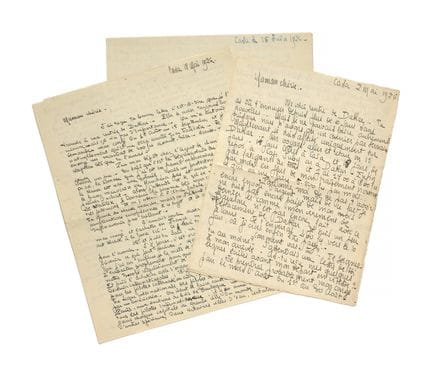 MERMOZ, Jean

4 cartas «Jean» (una «Mermoz»), Casa