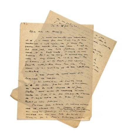 DAURAT, Didier (1891-1969)

Carta autógrafa, Toulo