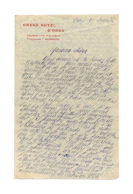 MERMOZ, Jean

Carta «Jean», Orán, 15 de diciembre 