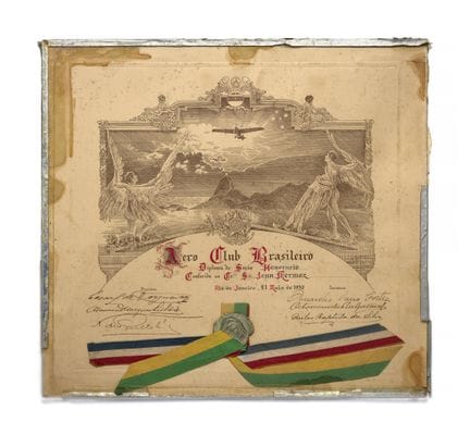 BREVET DE L’AERO-CLUB BRÉSILIEN DE JEAN MERMOZ

Br