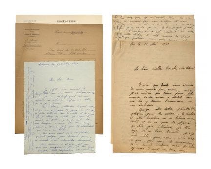ÉTIENNE, Victor (1902-1934)

2 cartas autógrafas, 