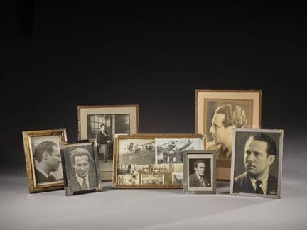SET OF SEVEN PHOTOGRAPHS

Portraits of Jean Mermoz
