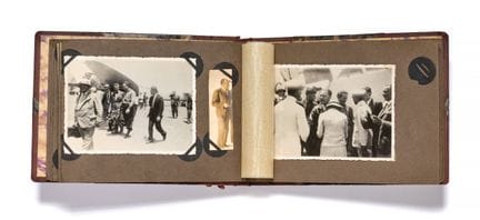 SMALL PHOTO ALBUM THAT BELONGED TO JEAN MERMOZ AND