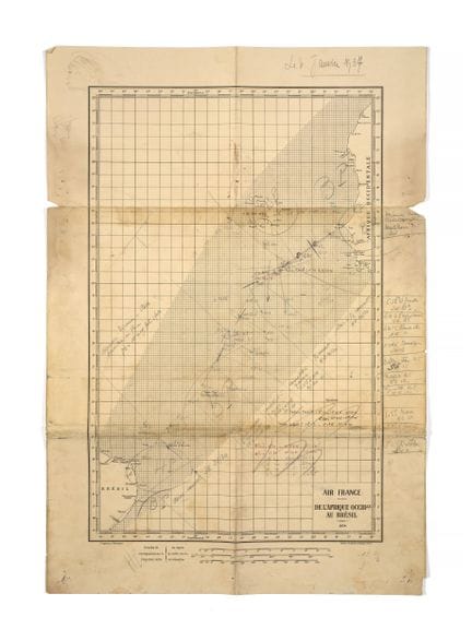 EMOTIVO MAPA CON ANOTACIONES SOBRE LAS INVESTIGACI