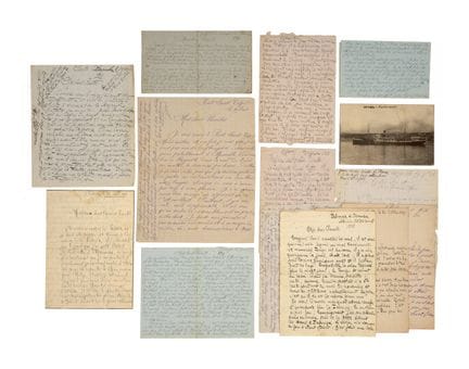MERMOZ, Jean

11 cartas autógrafas (una de ellas i