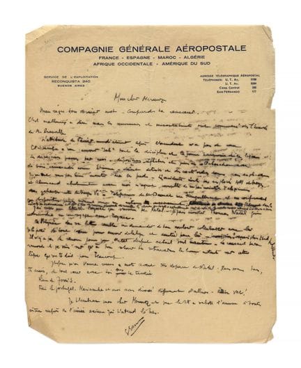 BARRIÈRE Émile (1902-1936), aviador

Carta origina