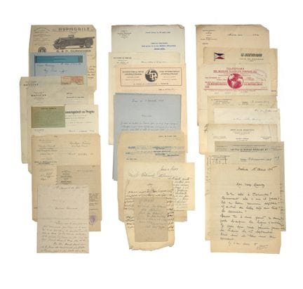 [Jean MERMOZ].

24 cartas y documentos dirigidos a