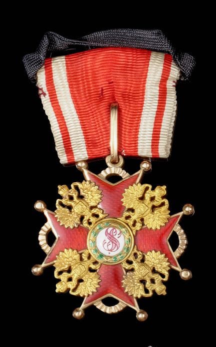 RUSSIE IMPERIALE - ORDRE DE SAINT STANISLAS

Croix